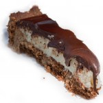 tarte manteiga de amendoím (ou "snickers") fatia